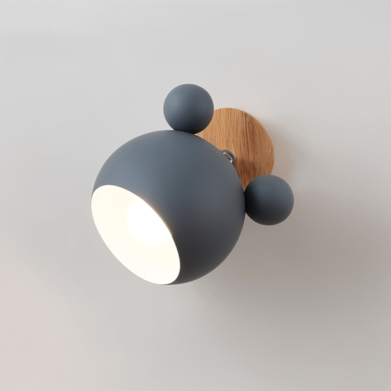 Kolorowa lampa ścienna do pokoju dziecka E27