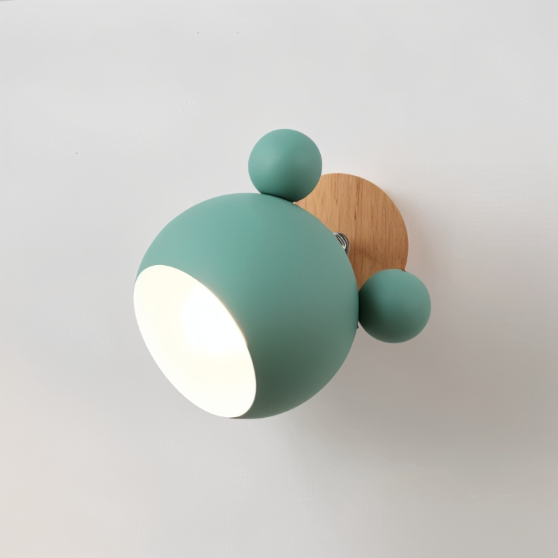 Kolorowa lampa ścienna do pokoju dziecka E27