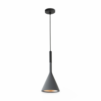 Nowoczesna lampa wisząca stożkowa do kuchni