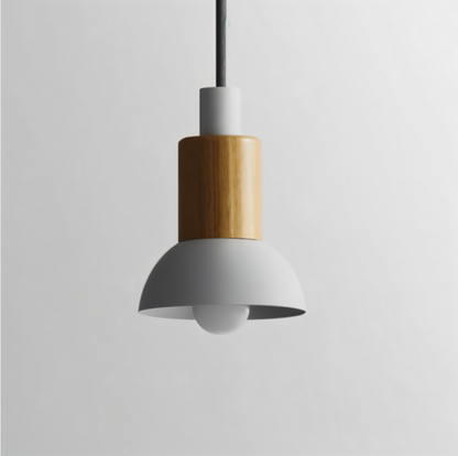 Kolorowa lampa wisząca w stylu skandynawskim do kuchni i jadalni