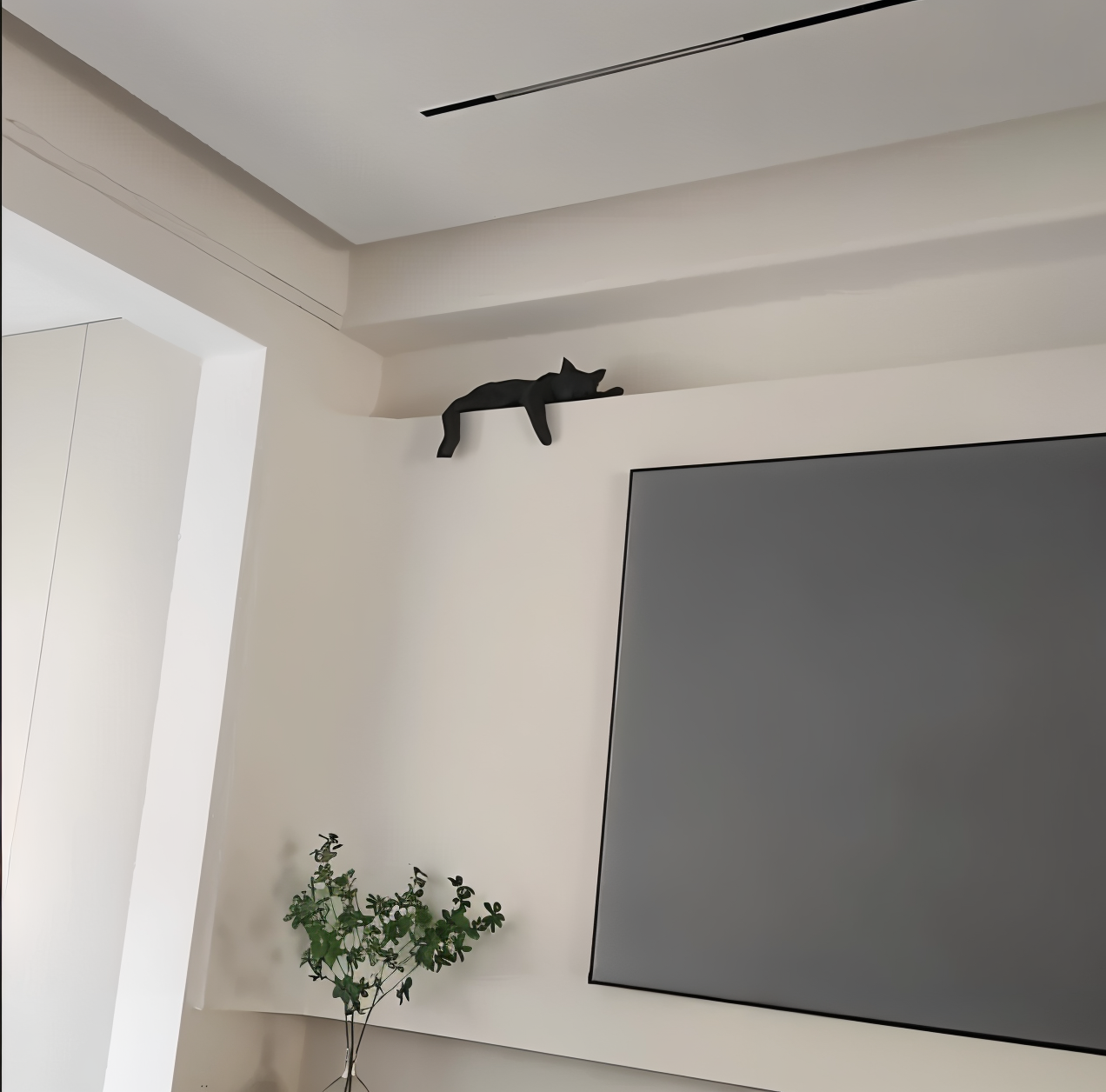 Figurka kota 3D DIY w stylu origami do nowoczesnego wnętrza