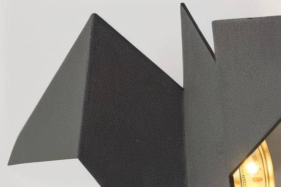 Kinkiet origami ptak LED japoński do salonu