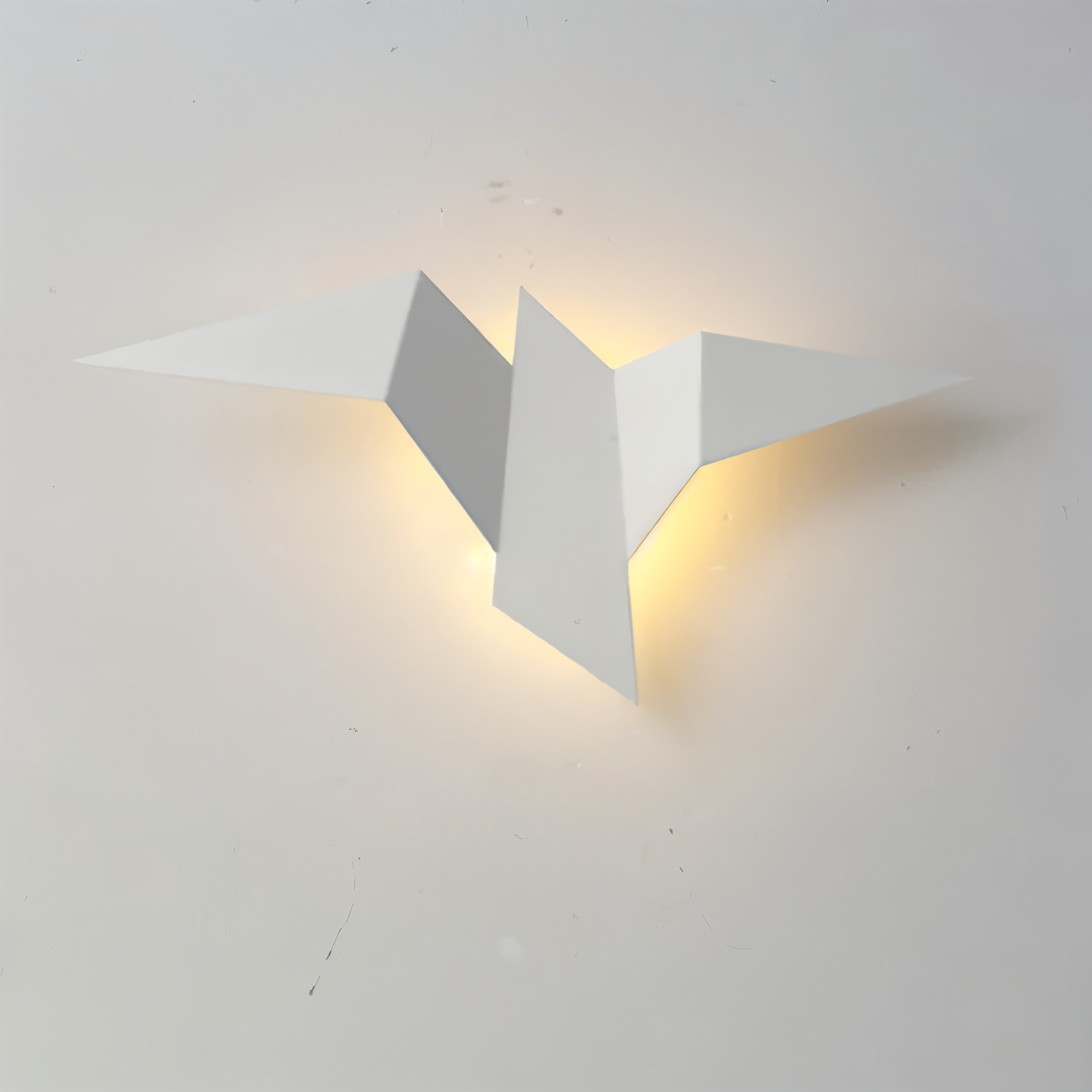 Kinkiet origami ptak LED japoński do salonu