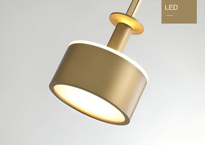 Kolorowa lampa wisząca szklana LED do pokoju dziecka