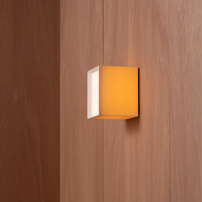 Lampa ścienna LED z tkaniny w stylu japońskim