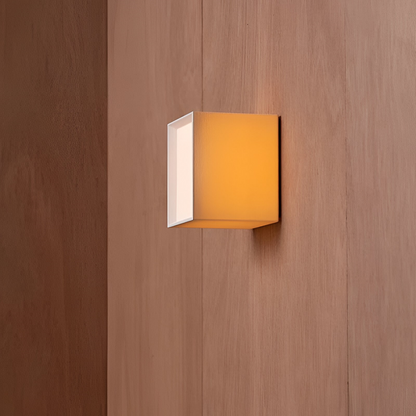 Lampa ścienna LED z tkaniny w stylu japońskim