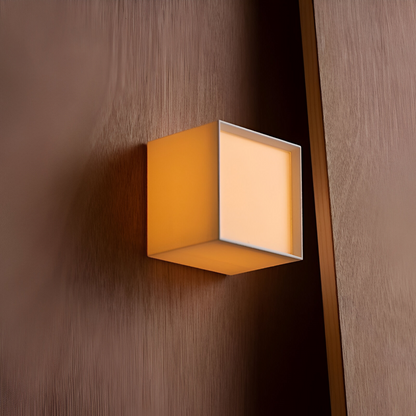 Lampa ścienna LED z tkaniny w stylu japońskim