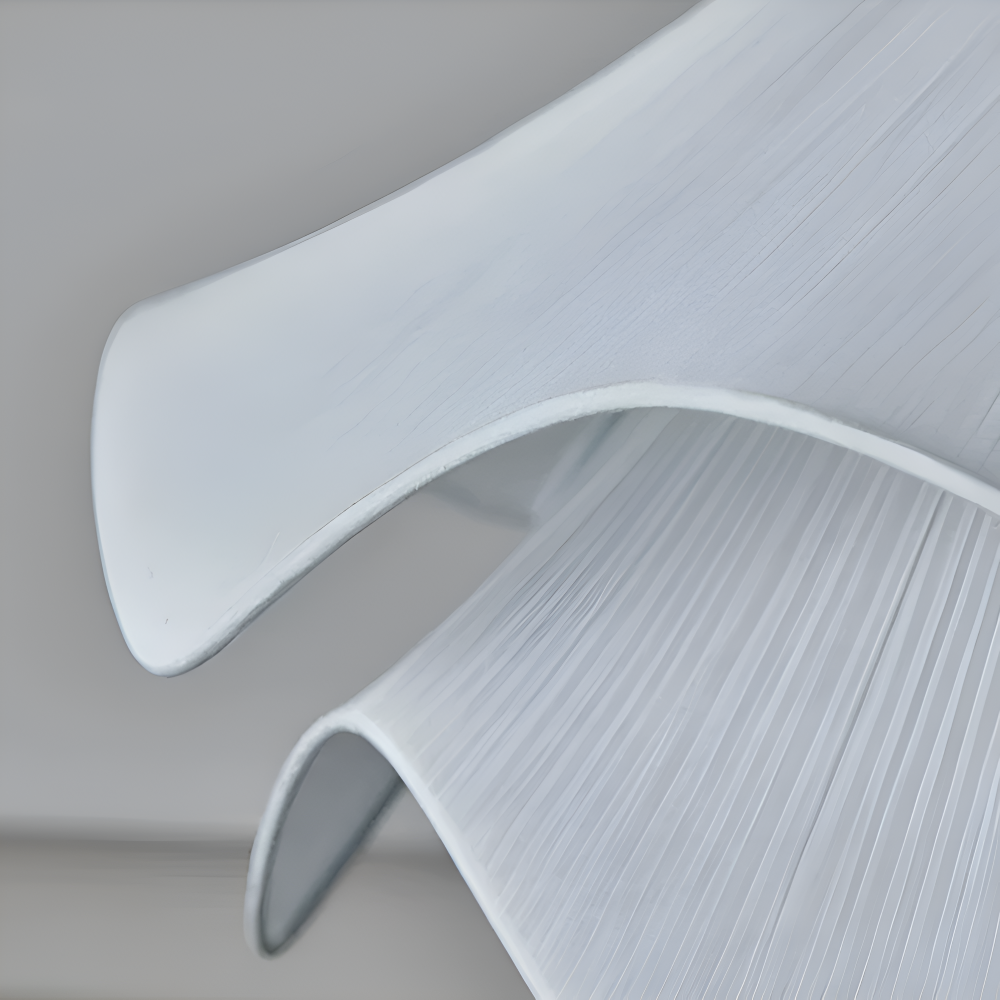 Lampa wisząca Japandi z tkaniny do salonu