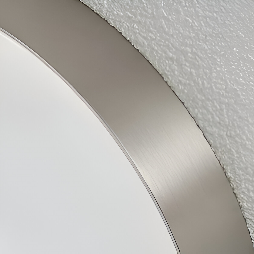 Okrągła prążkowana lampa ścienna LED ze szkła
