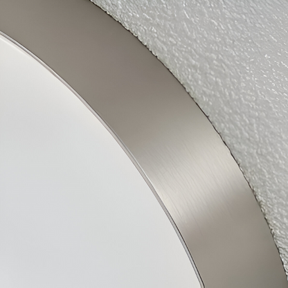 Okrągła prążkowana lampa ścienna LED ze szkła