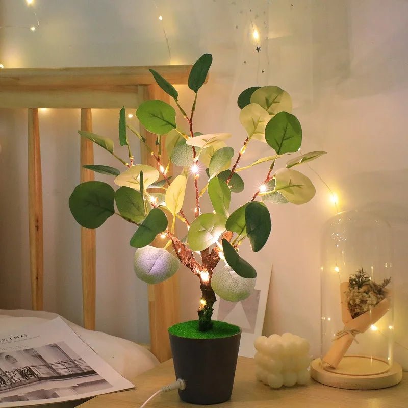 Dekoracyjna gałązka LED USB ciepłe światło 34 cm