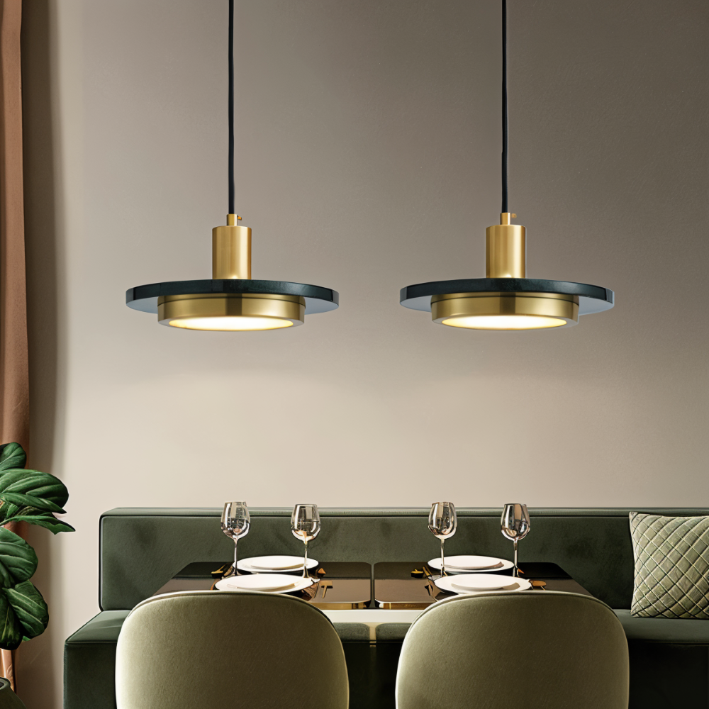 Lampa sufitowa metalowa nowoczesna LED do kuchni i salonu