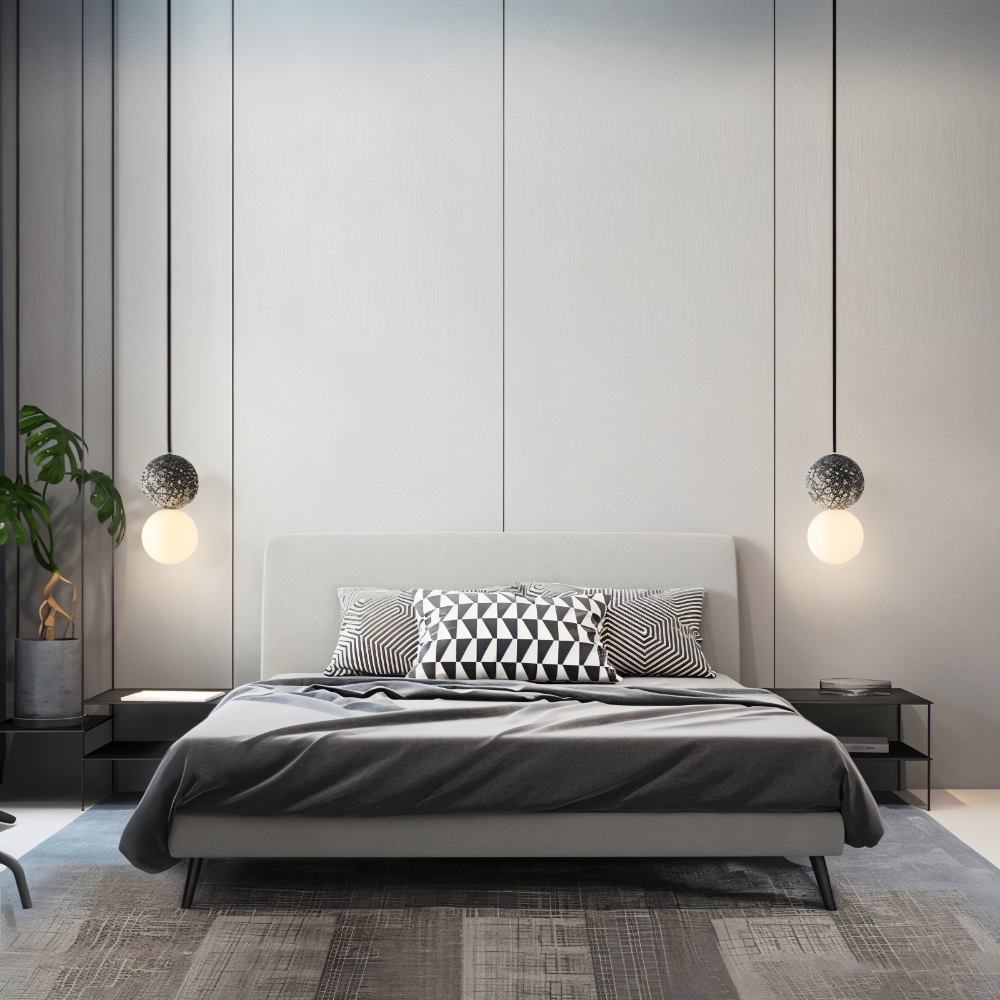 Lampa wisząca szklana rzeźbiona z metalem