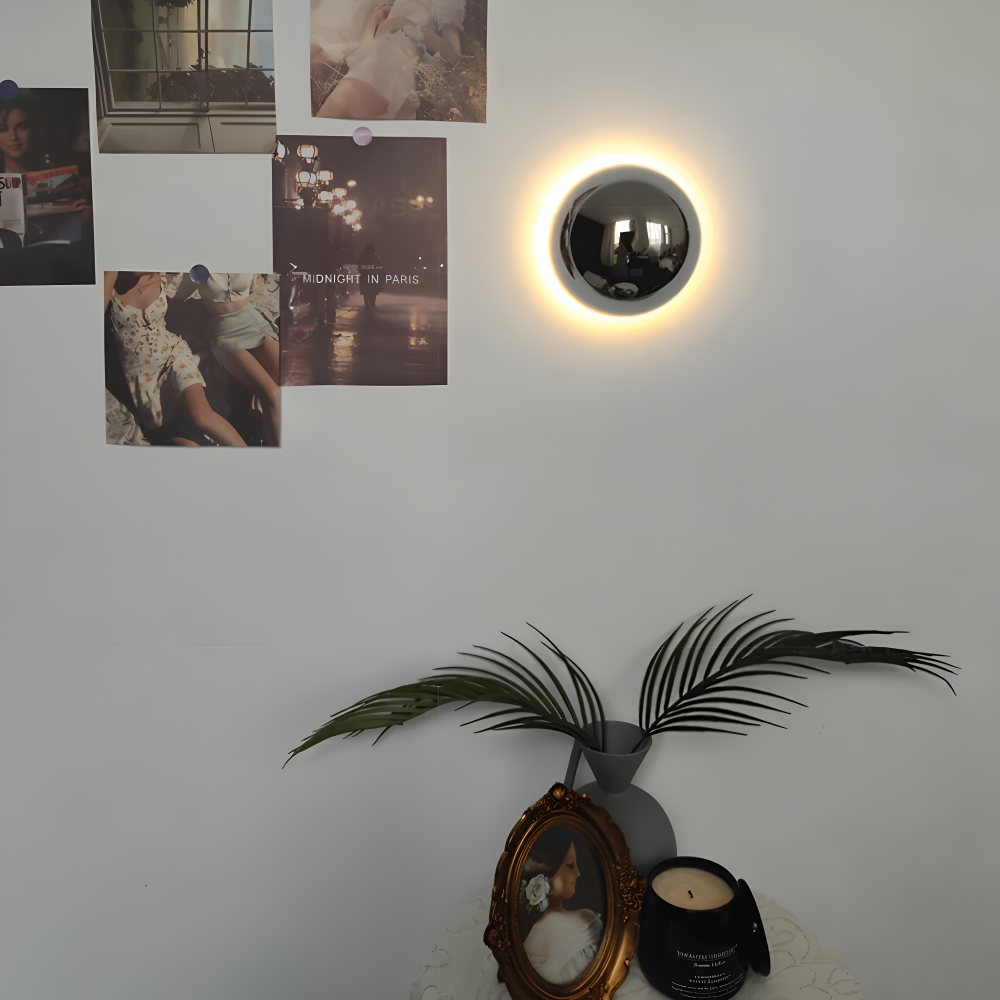 Okrągła lampa ścienna LED 5W z żelaza