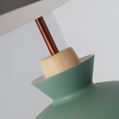 Kolorowa metalowa lampa wisząca do kuchni i jadalni