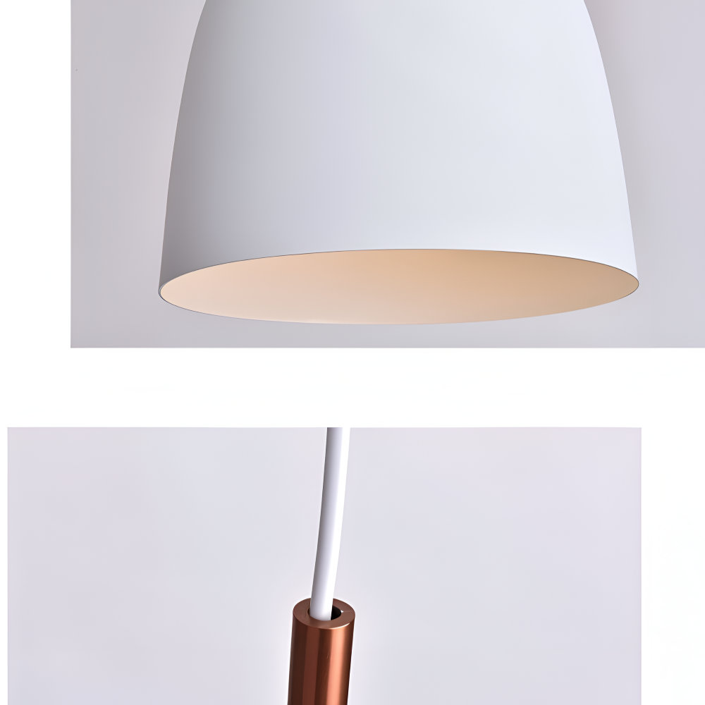 Kolorowa metalowa lampa wisząca do kuchni i jadalni