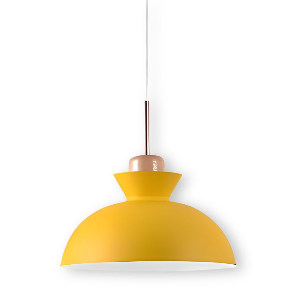 Kolorowa metalowa lampa wisząca do kuchni i jadalni