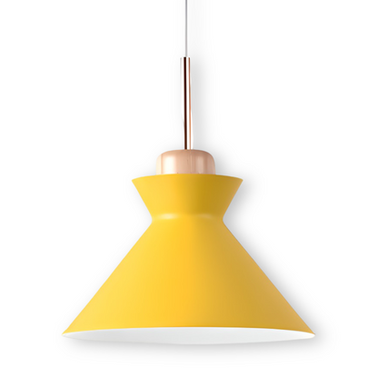 Kolorowa metalowa lampa wisząca do kuchni i jadalni