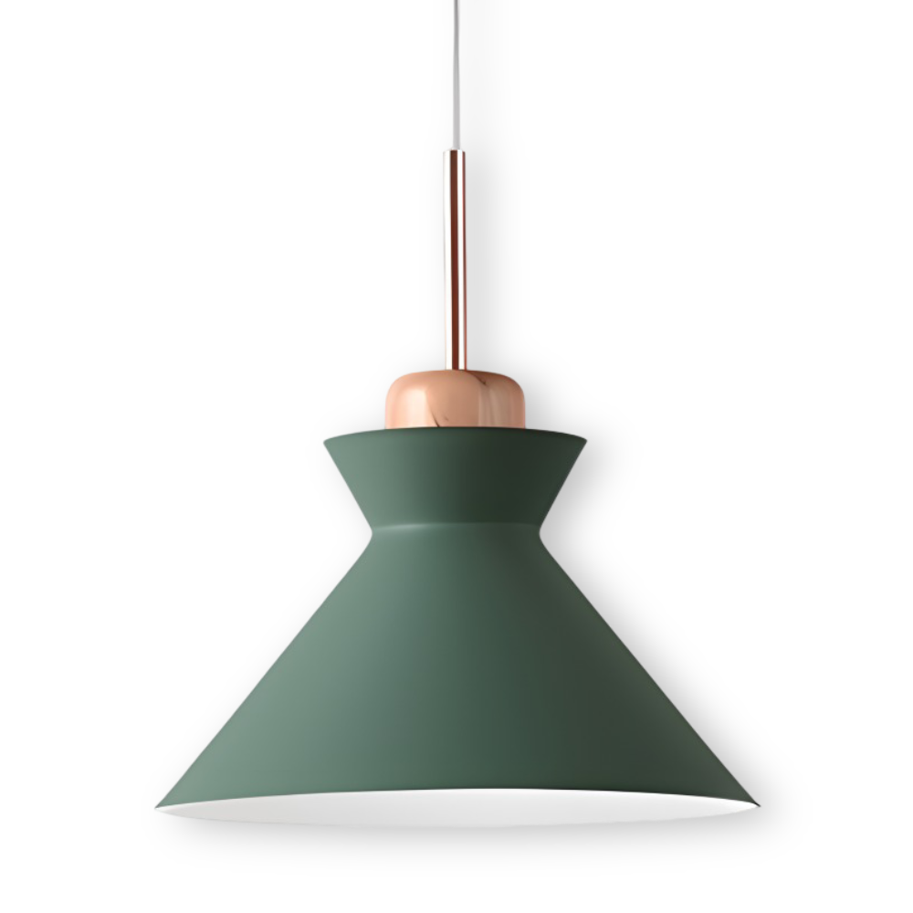 Kolorowa metalowa lampa wisząca do kuchni i jadalni