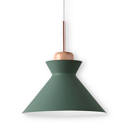 Kolorowa metalowa lampa wisząca do kuchni i jadalni