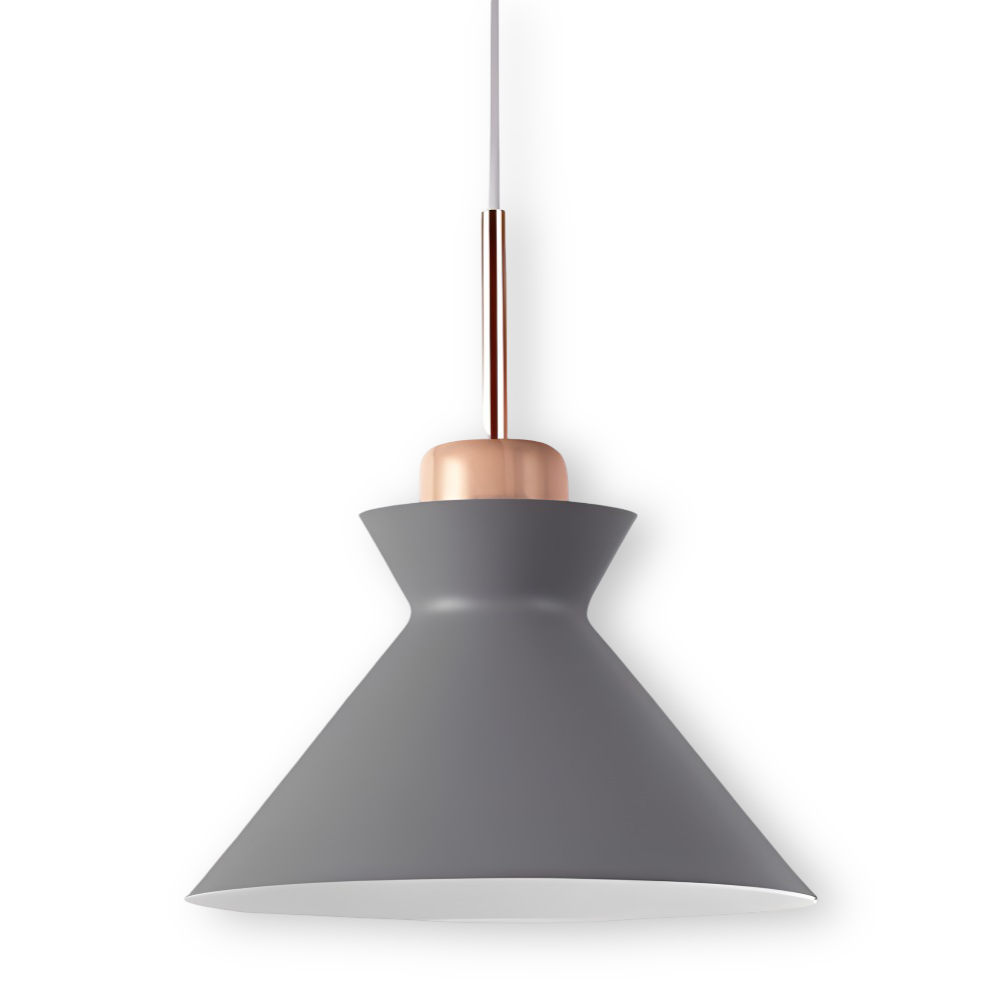 Kolorowa metalowa lampa wisząca do kuchni i jadalni