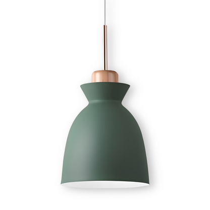 Kolorowa metalowa lampa wisząca do kuchni i jadalni