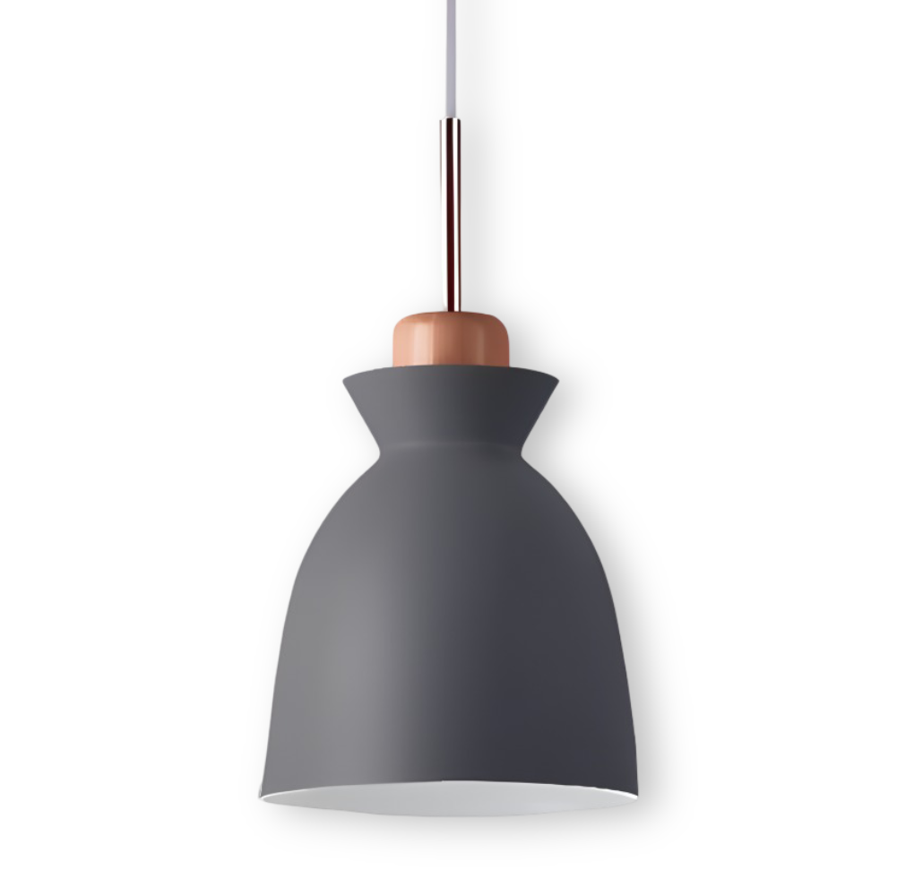 Kolorowa metalowa lampa wisząca do kuchni i jadalni