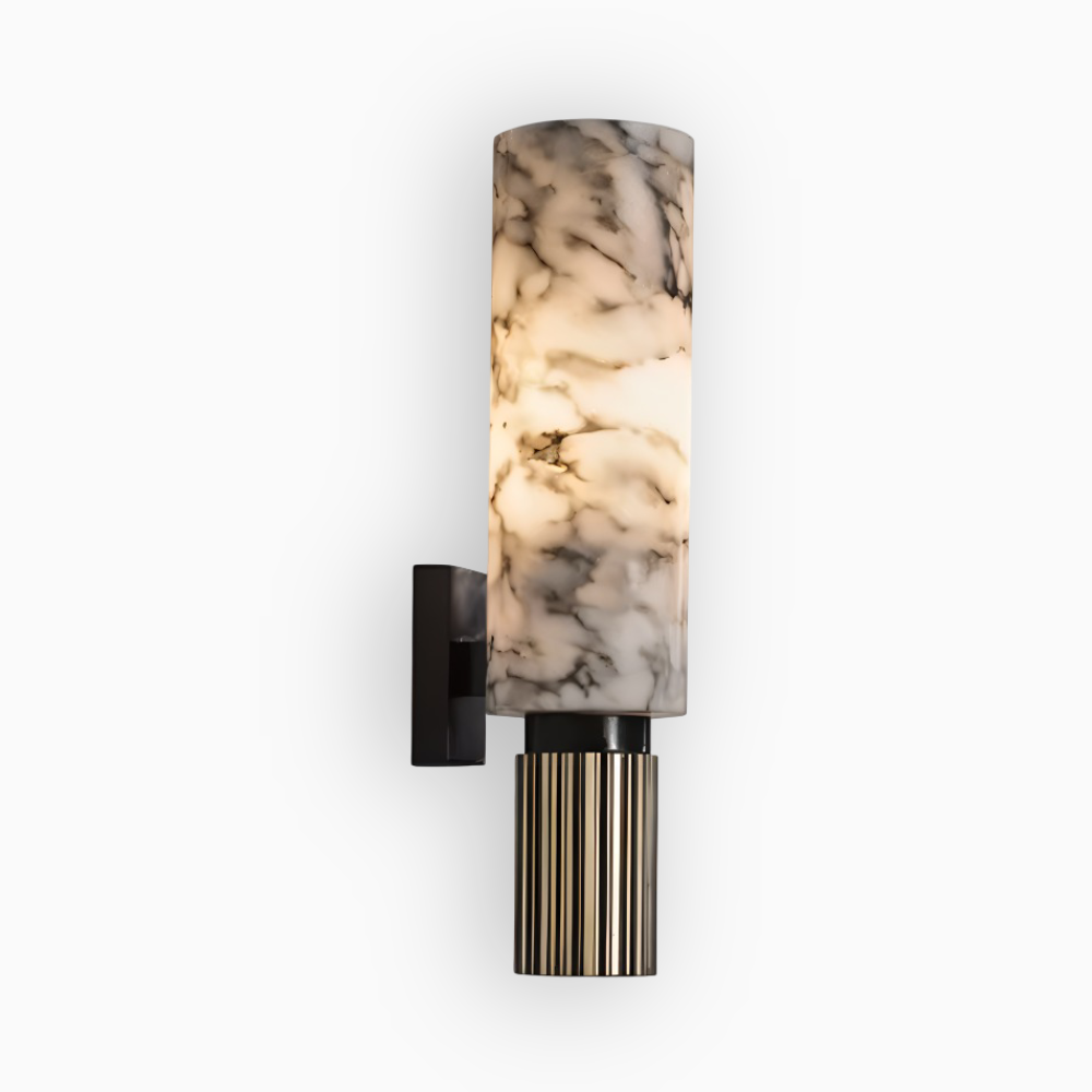 Lampa ścienna z marmuru naturalnego E27 LED