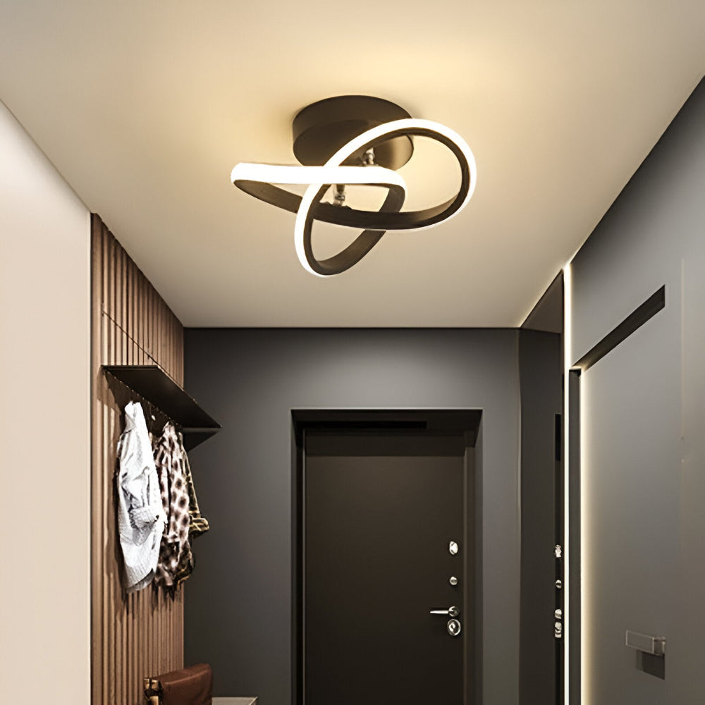 Abstrakcyjna lampa sufitowa LED ściemnialna Ø24 cm