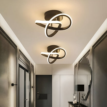 Abstrakcyjna lampa sufitowa LED ściemnialna Ø24 cm
