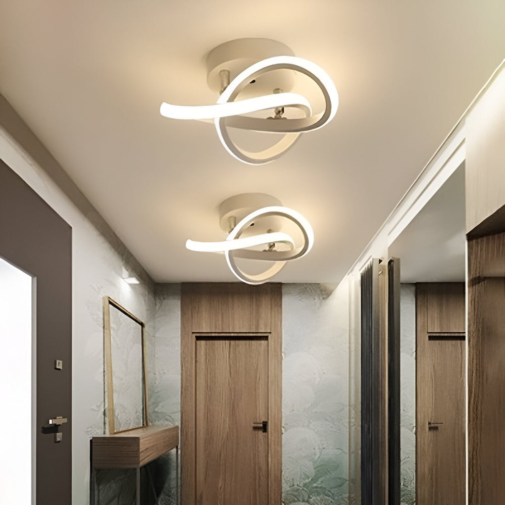 Abstrakcyjna lampa sufitowa LED ściemnialna Ø24 cm