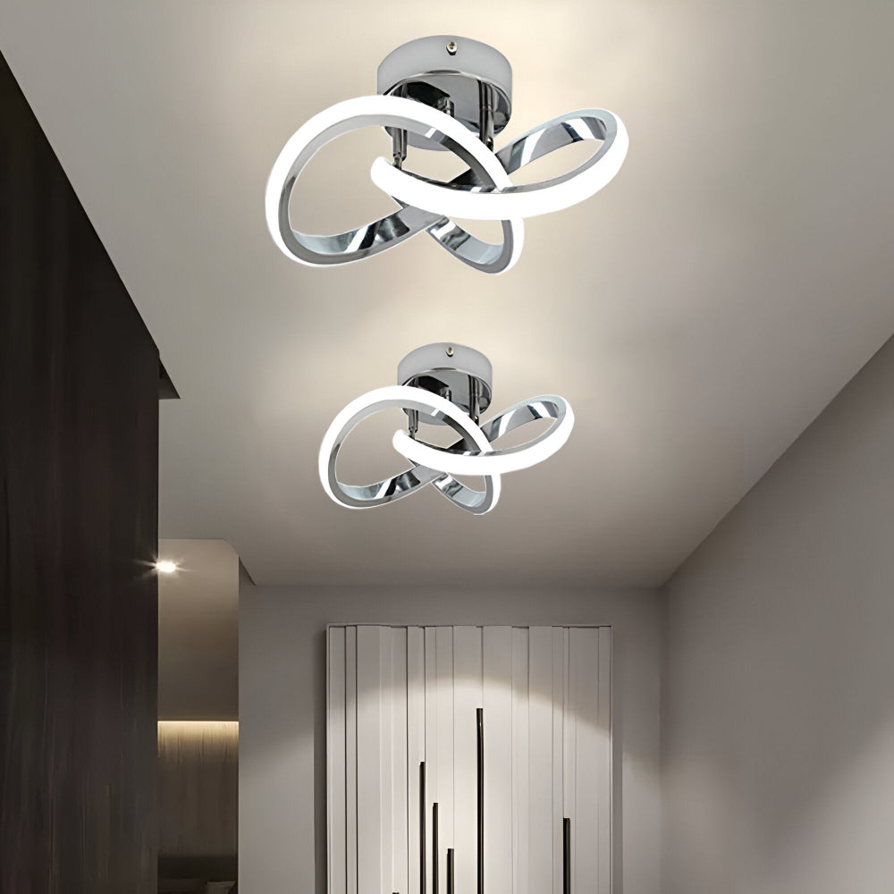 Abstrakcyjna lampa sufitowa LED ściemnialna Ø24 cm