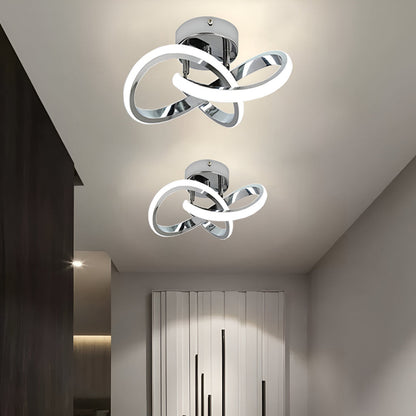 Abstrakcyjna lampa sufitowa LED ściemnialna Ø24 cm