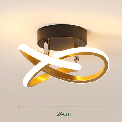 Abstrakcyjna lampa sufitowa LED ściemnialna Ø24 cm