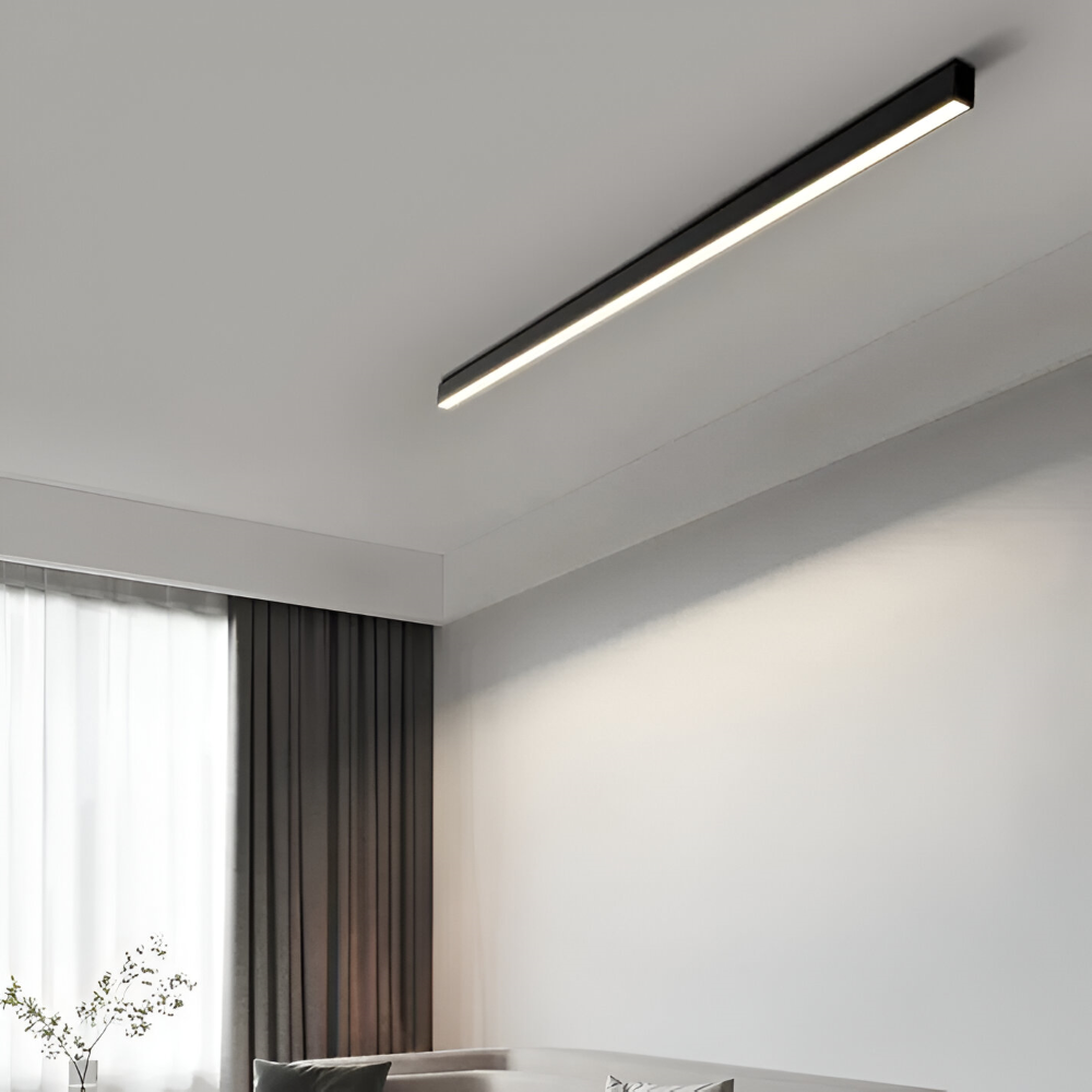 Liniowa lampa sufitowa LED nad stół do jadalni