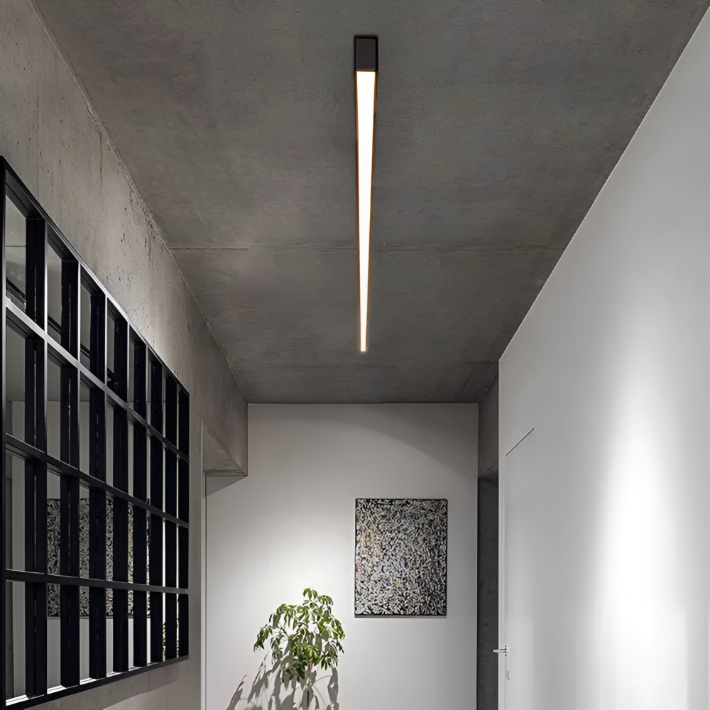 Liniowa lampa sufitowa LED nad stół do jadalni