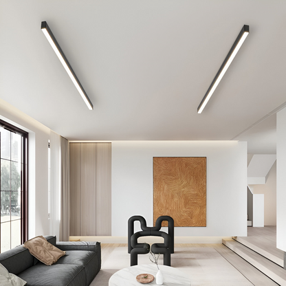 Liniowa lampa sufitowa LED nad stół do jadalni