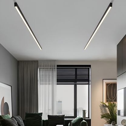 Liniowa lampa sufitowa LED nad stół do jadalni