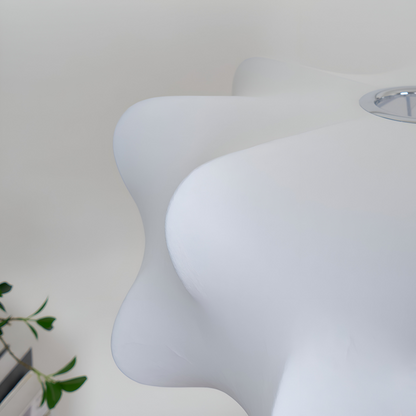 Lampa wisząca Wabi Sabi z jedwabiu do salonu