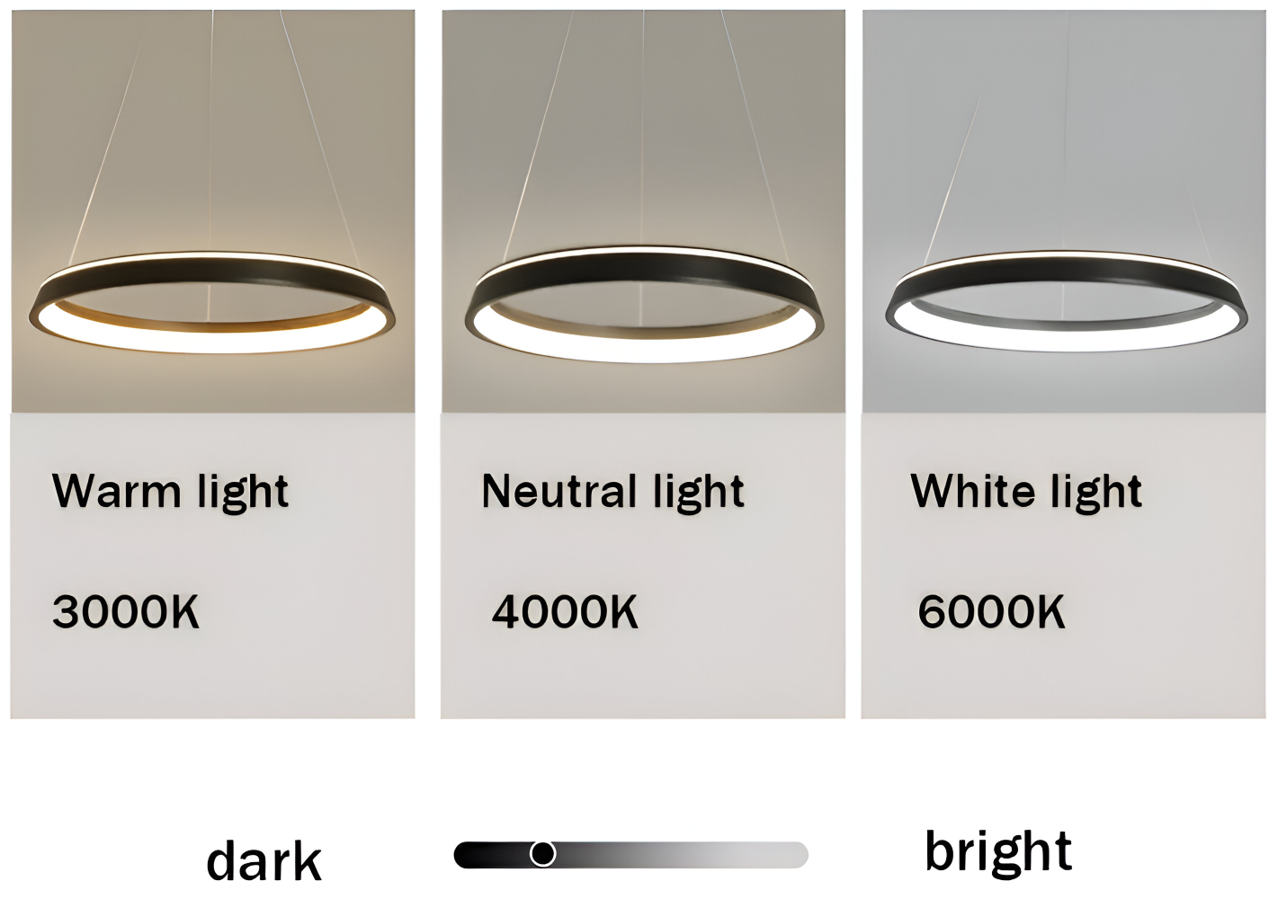 Okrągła lampa wisząca LED do salonu nowoczesna