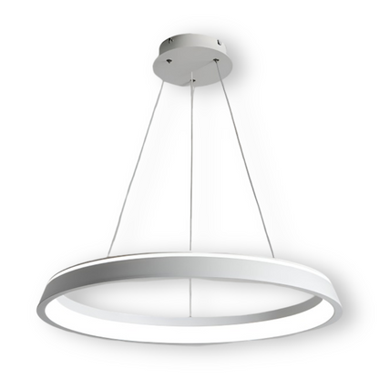 Okrągła lampa wisząca LED do salonu nowoczesna