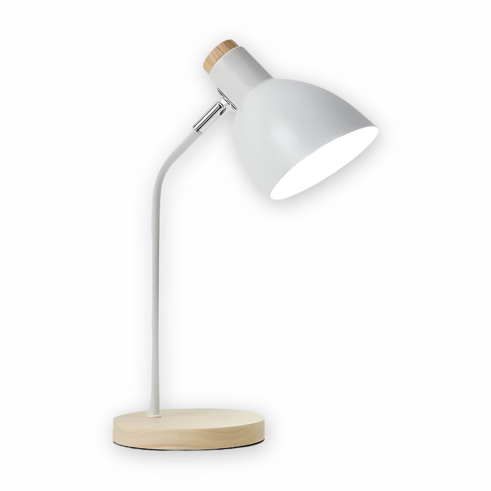 Lampa stołowa LED regulowana – skandynawski design, światło przyjazne dla oczu