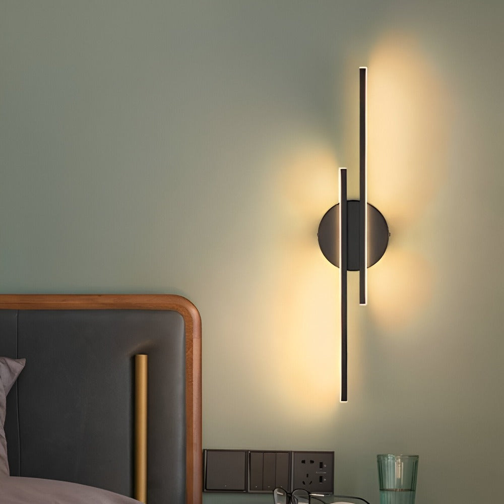 Minimalistyczna lampa ścienna LED do sypialni i salonu