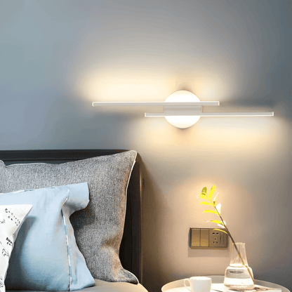 Minimalistyczna lampa ścienna LED do sypialni i salonu