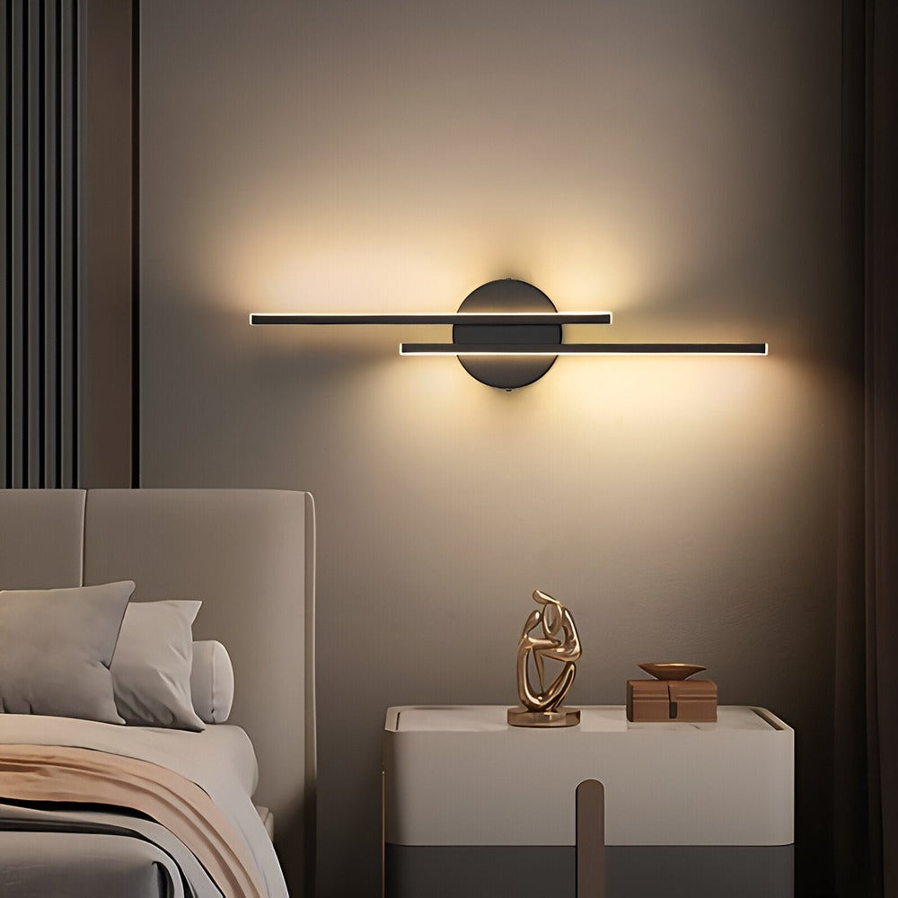 Minimalistyczna lampa ścienna LED do sypialni i salonu