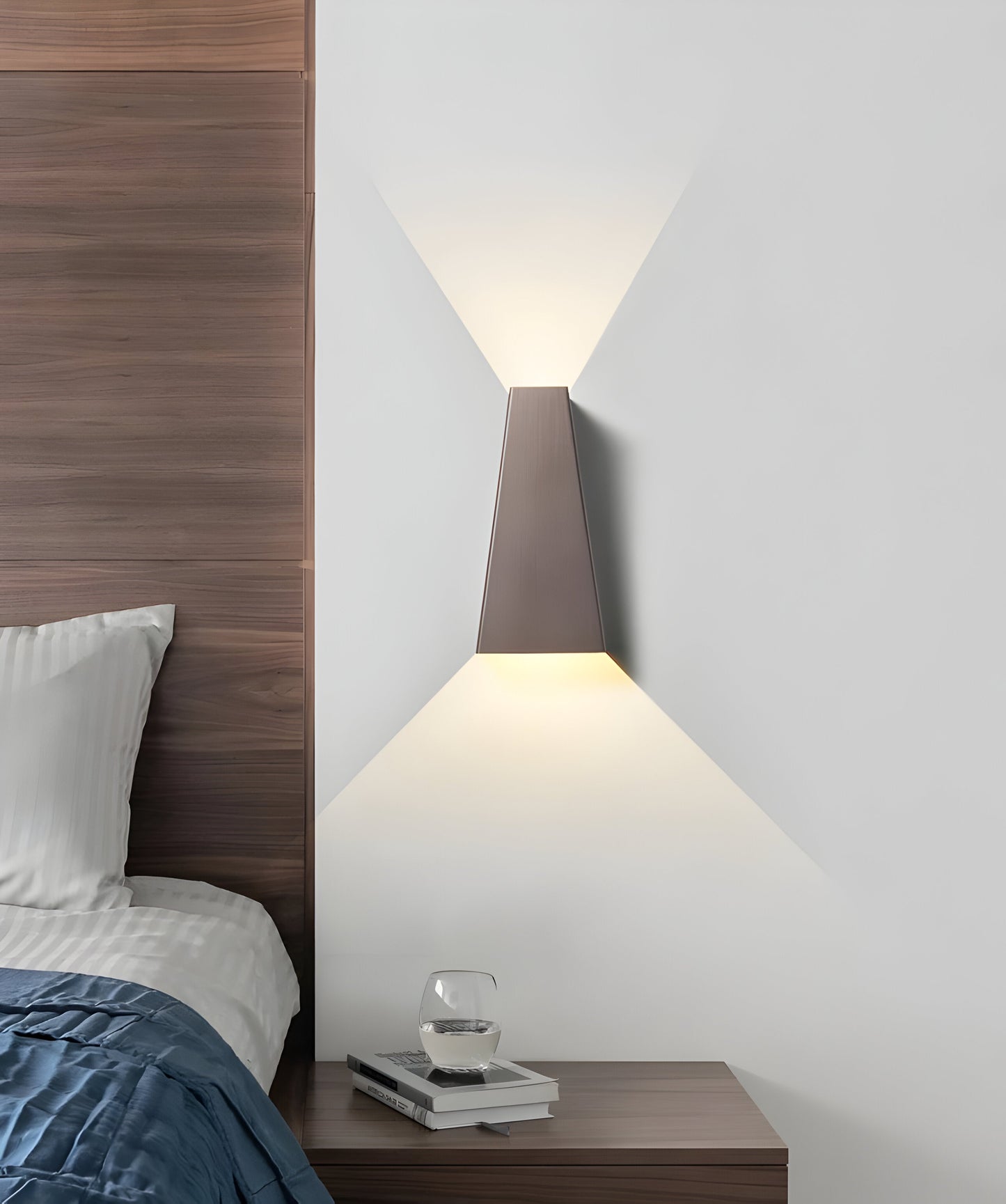 Kinkiet LED góra-dół aluminiowy trapezowy 3W