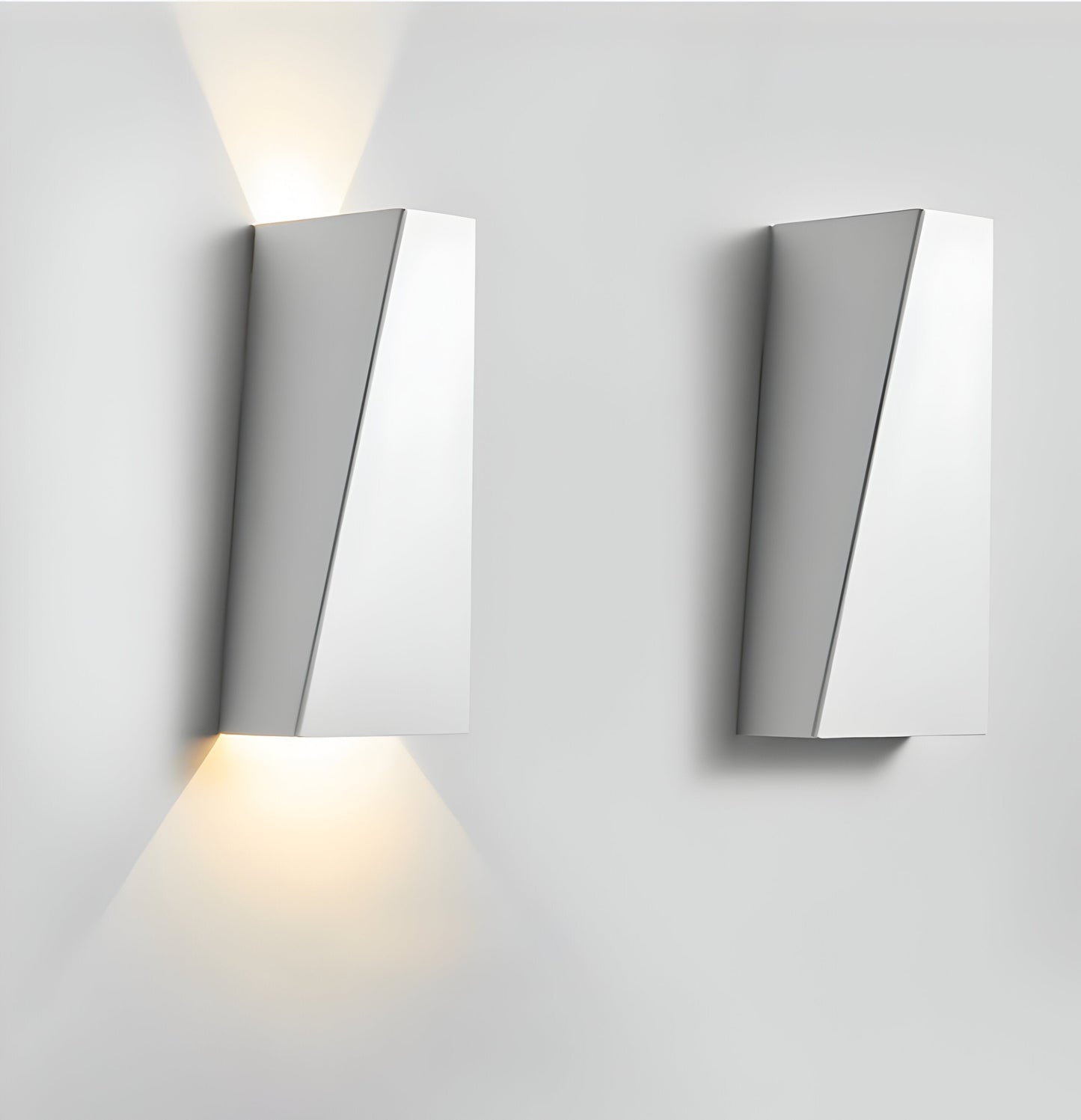 Kinkiet LED góra-dół aluminiowy trapezowy 3W