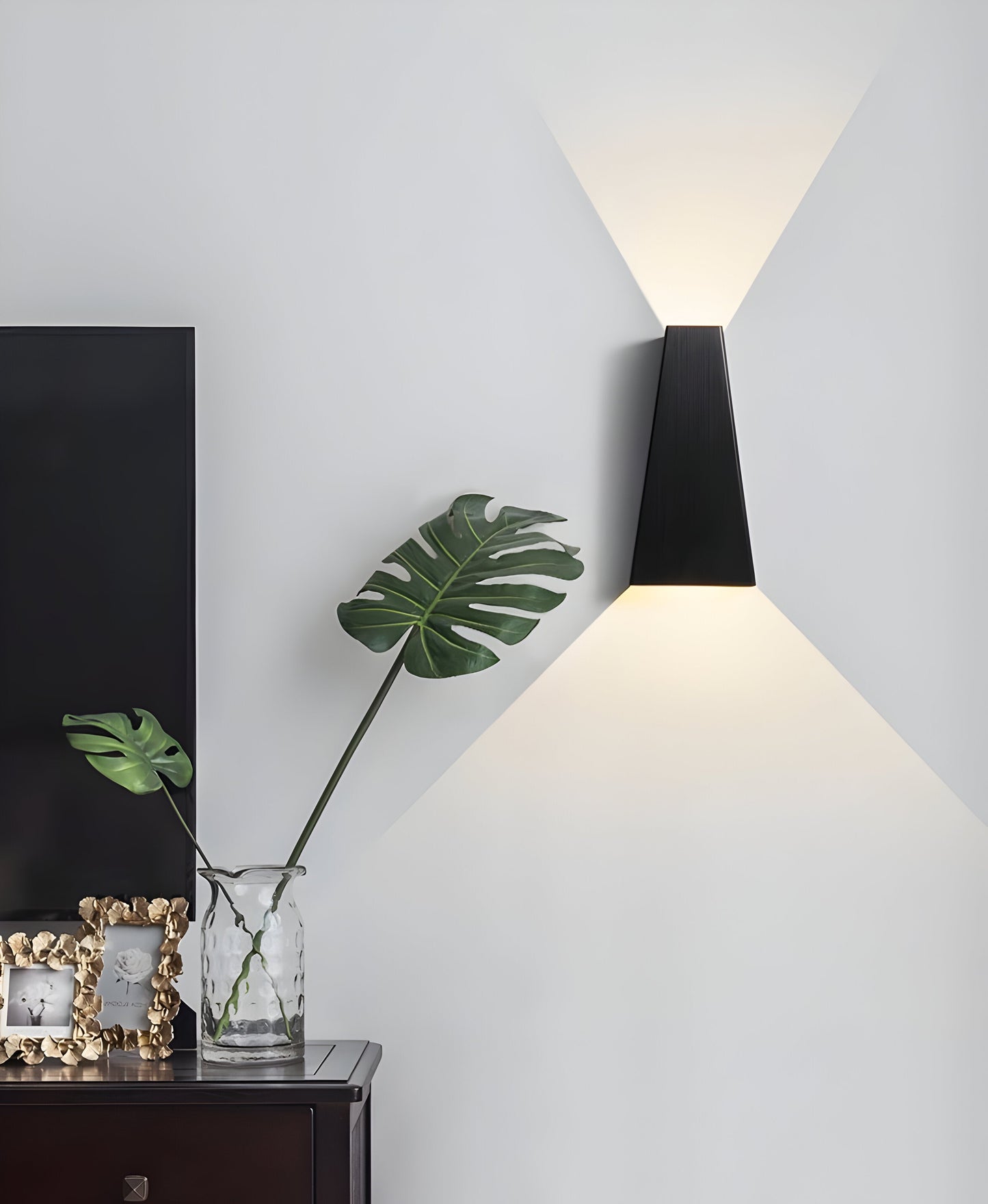Kinkiet LED góra-dół aluminiowy trapezowy 3W