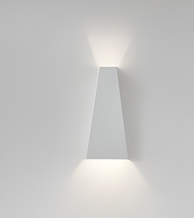 Kinkiet LED góra-dół aluminiowy trapezowy 3W