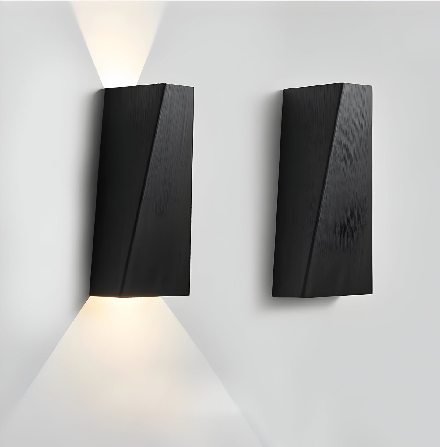 Kinkiet LED góra-dół aluminiowy trapezowy 3W